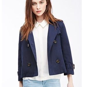 Forever 21 Cropped Trench Coat